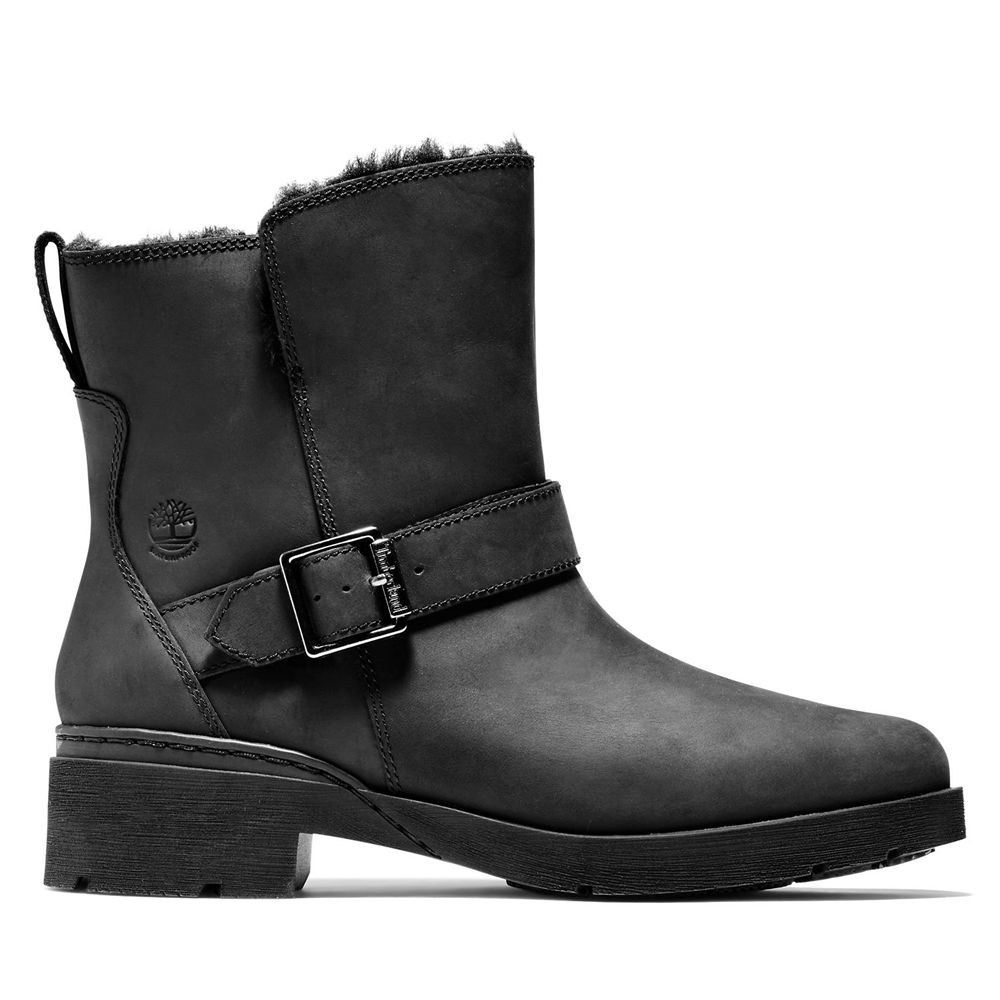 Botas de Nieve Timberland Mujer Graceyn Waterproof Biker Negras - Chile UCX-695340